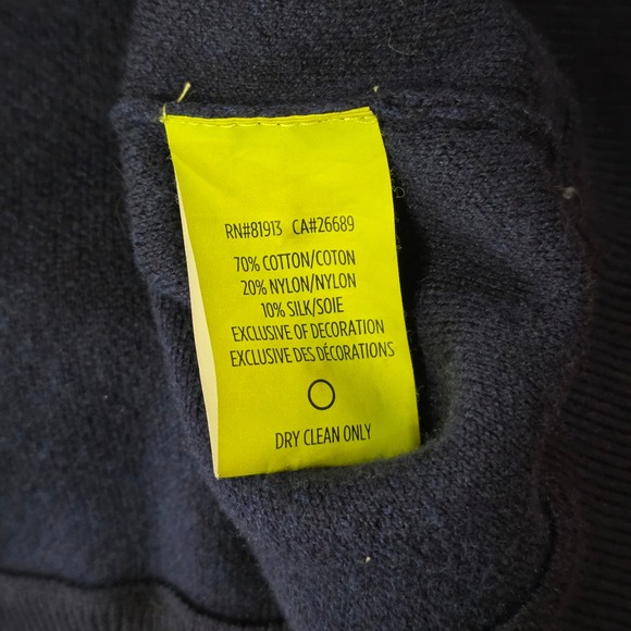 Robert Graham Cardigan Men XL Blue Fade Diamond Knit Button Down Grandpa Sweater - Picture 5 of 14